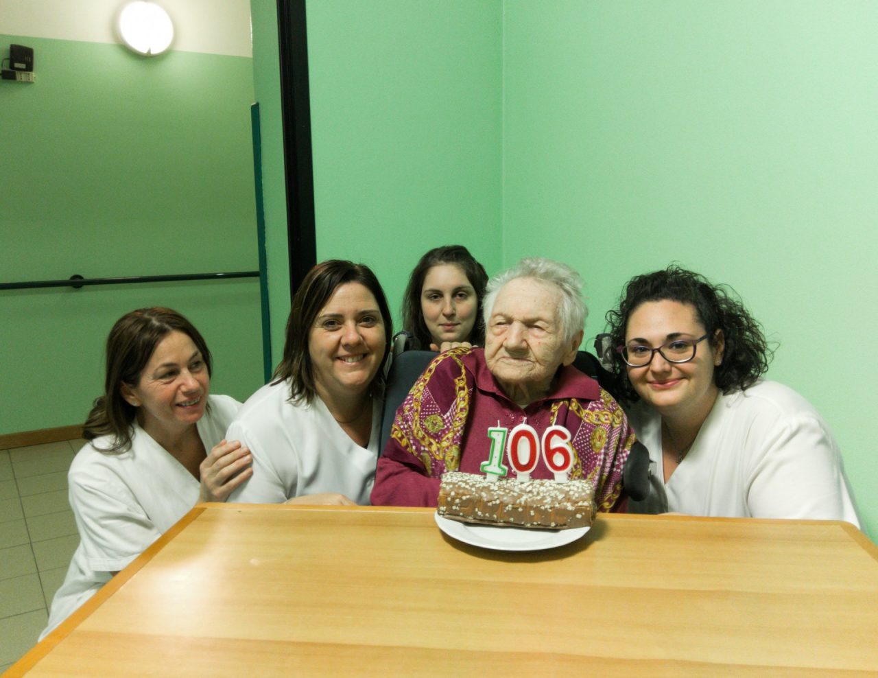 Maria spegne 106 candeline