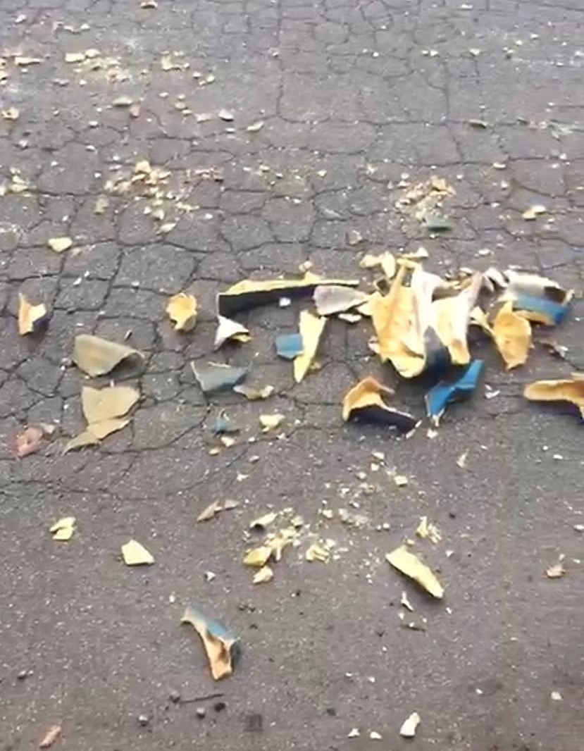 Vandali distruggono la statua del presepe