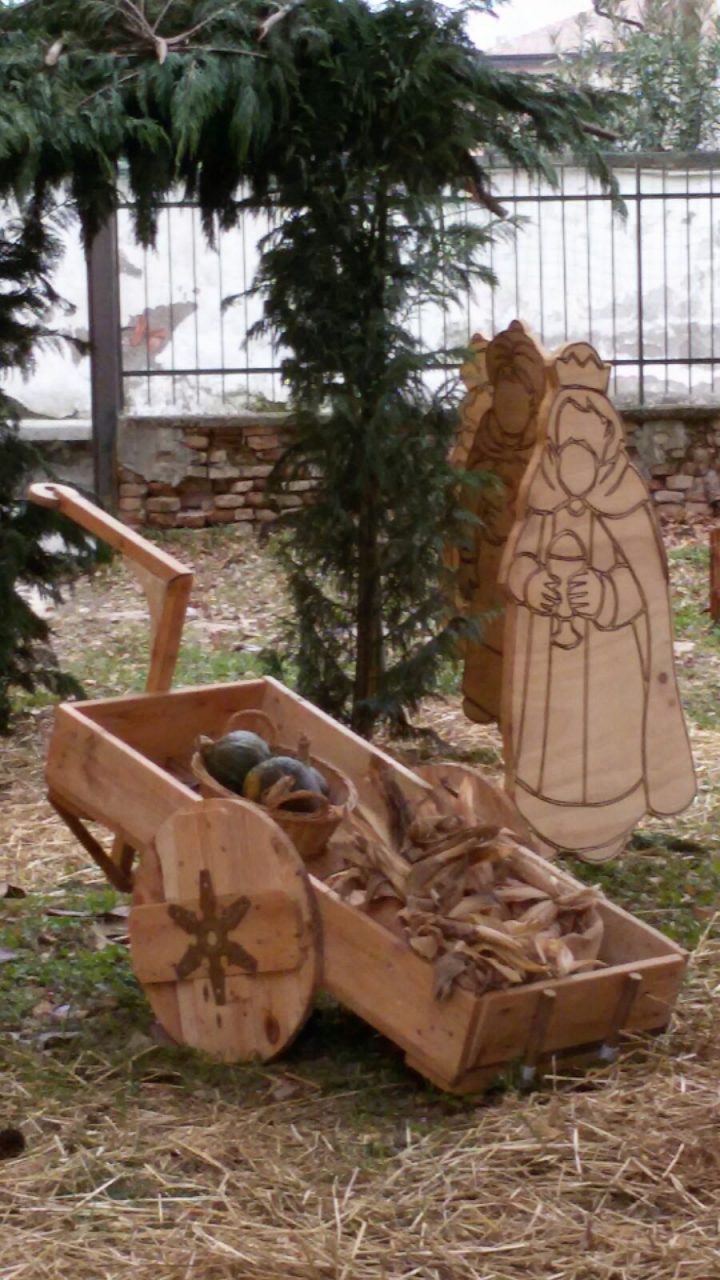 Il presepe dei volontari dell'oratorio di Remedello