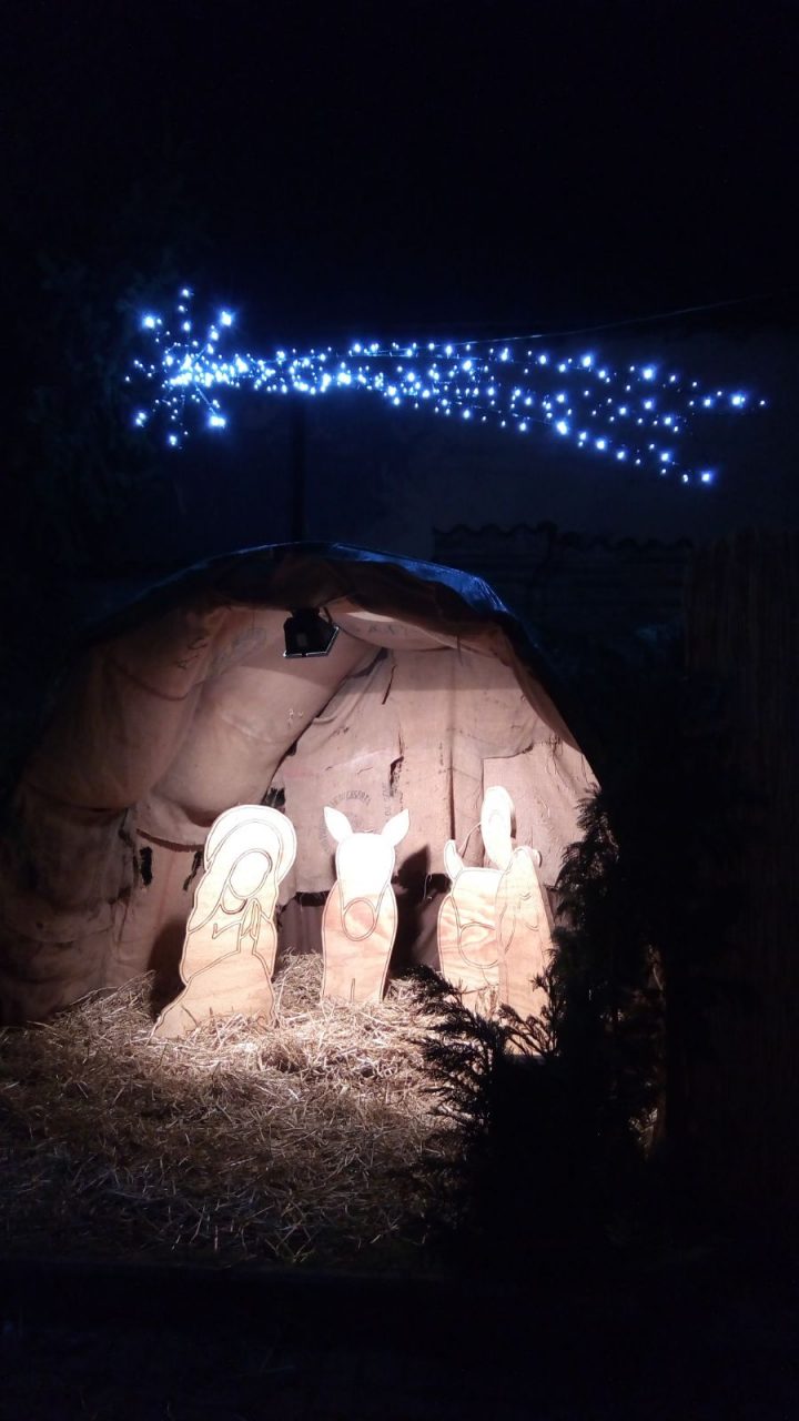 Il presepe dei volontari dell'oratorio di Remedello