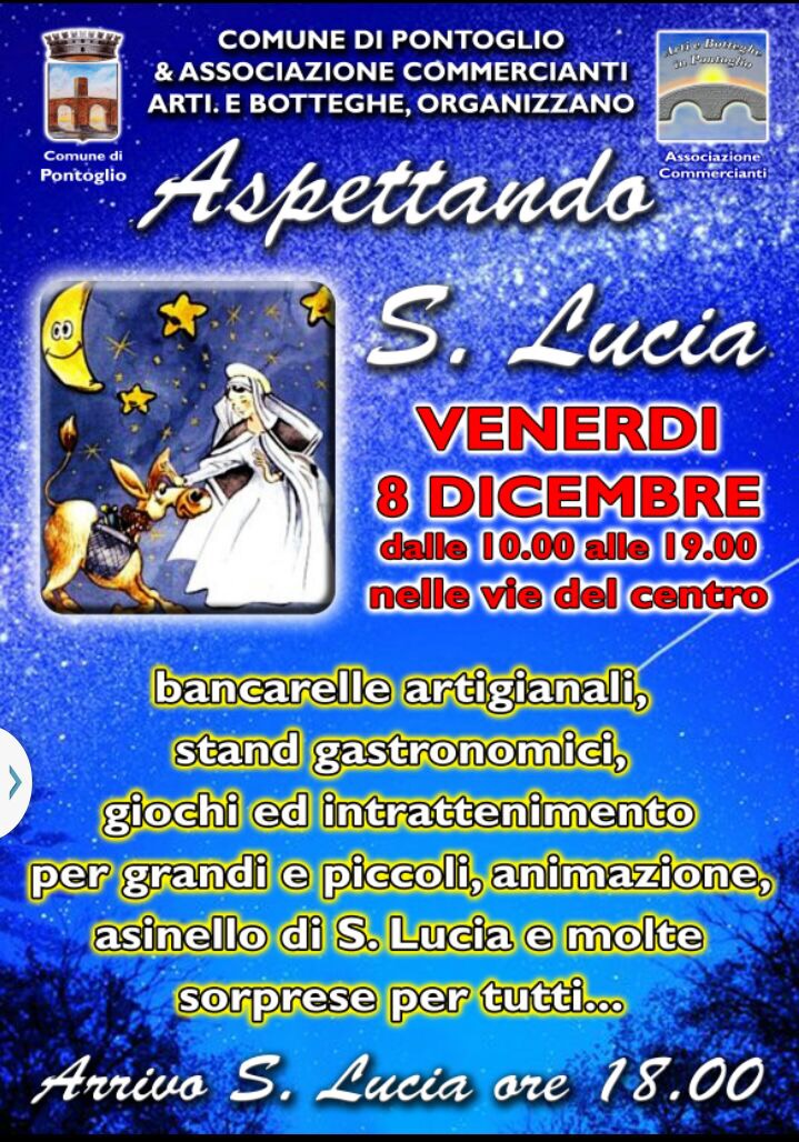 Santa Lucia arriva in paese in anticipo per l’Immacolata