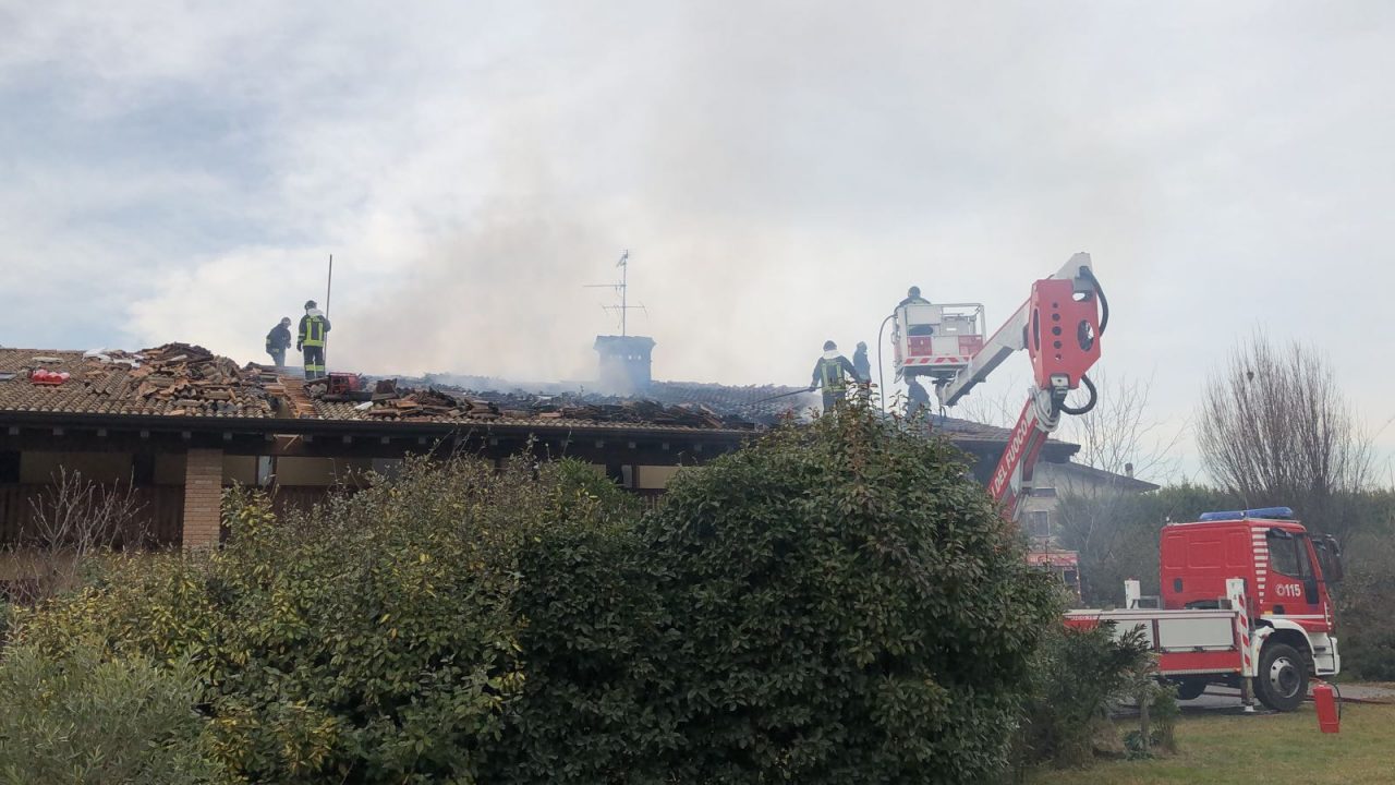 A fuoco la Fondazione Fortezza Immacolata LE FOTO