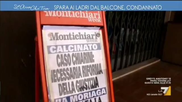 La7 con Aria che tira intervista i calcinatesi