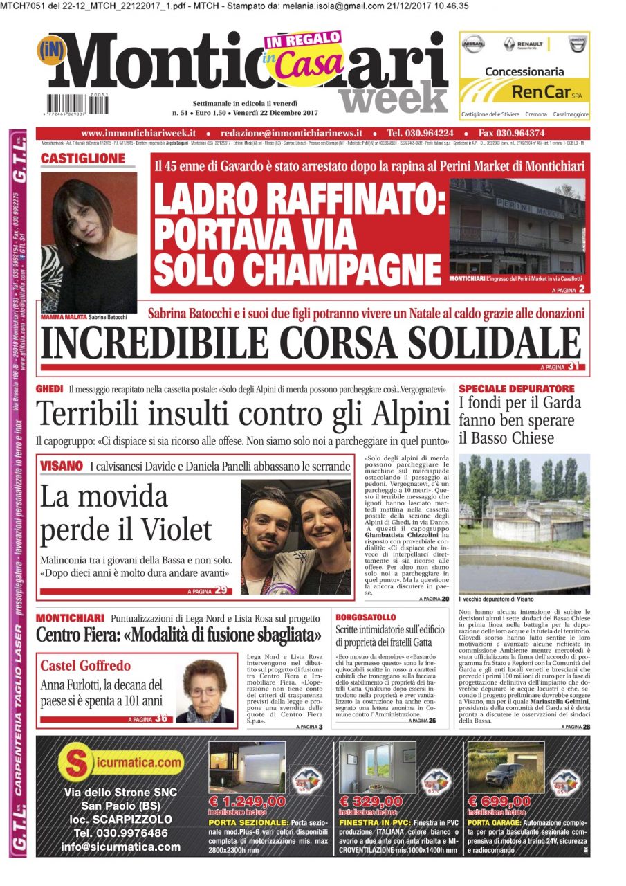 Montichiari Week è in edicola