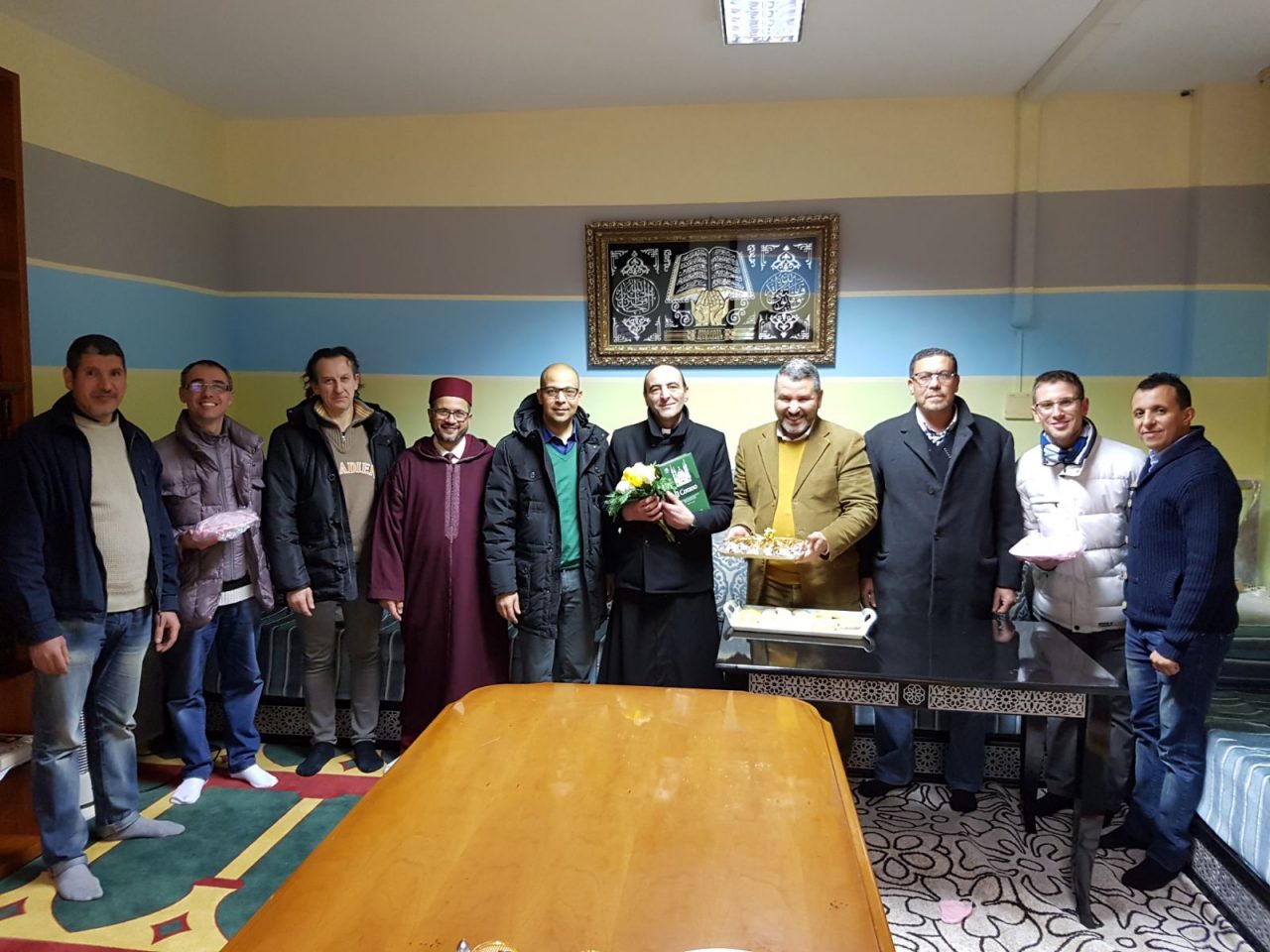 Don Mauro ha fatto visita alla comunità musulmana