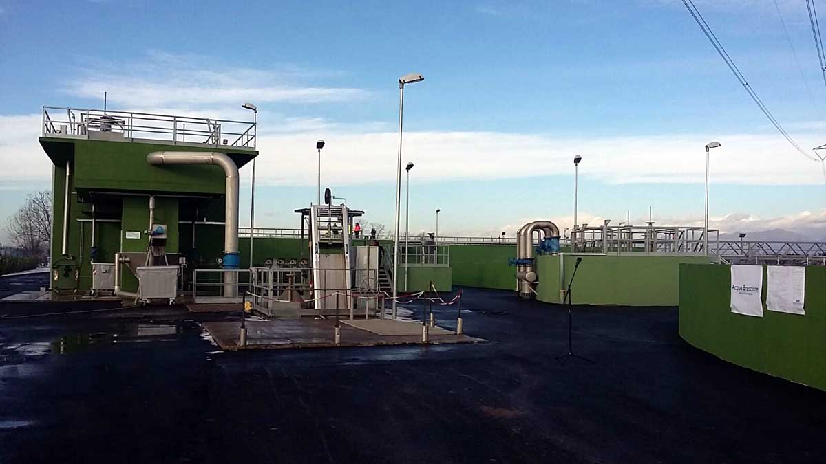 Palazzolo nuovo depuratore a battesimo stamattina