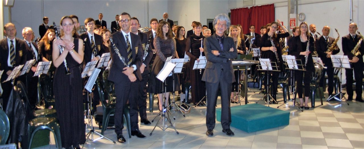 Banda in concerto per gli auguri di Natale
