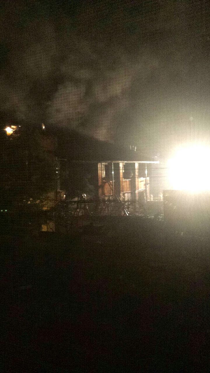 Casa distrutta dalle fiamme a Carpenedolo