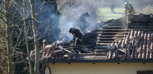 Incendio devasta la Fondazione Fortezza Immacolata