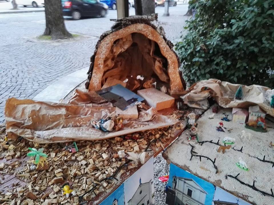 Presepe danneggiato ancora una volta