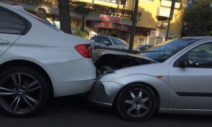 Desenzano: tamponamento in viale Dal Molin