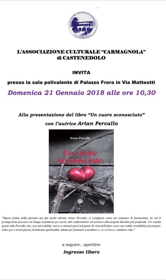 Presentazione libro Un cuore sconosciuto