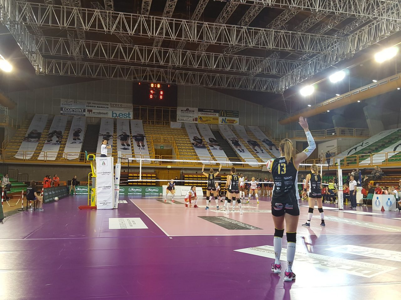 Brescia-Busto: il Covid ferma la gara di volley femminile