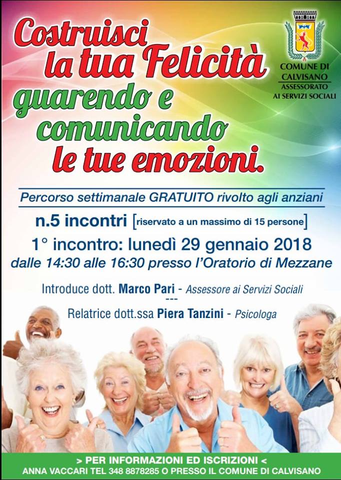 Percorso settimanale per gli anziani a Calvisano