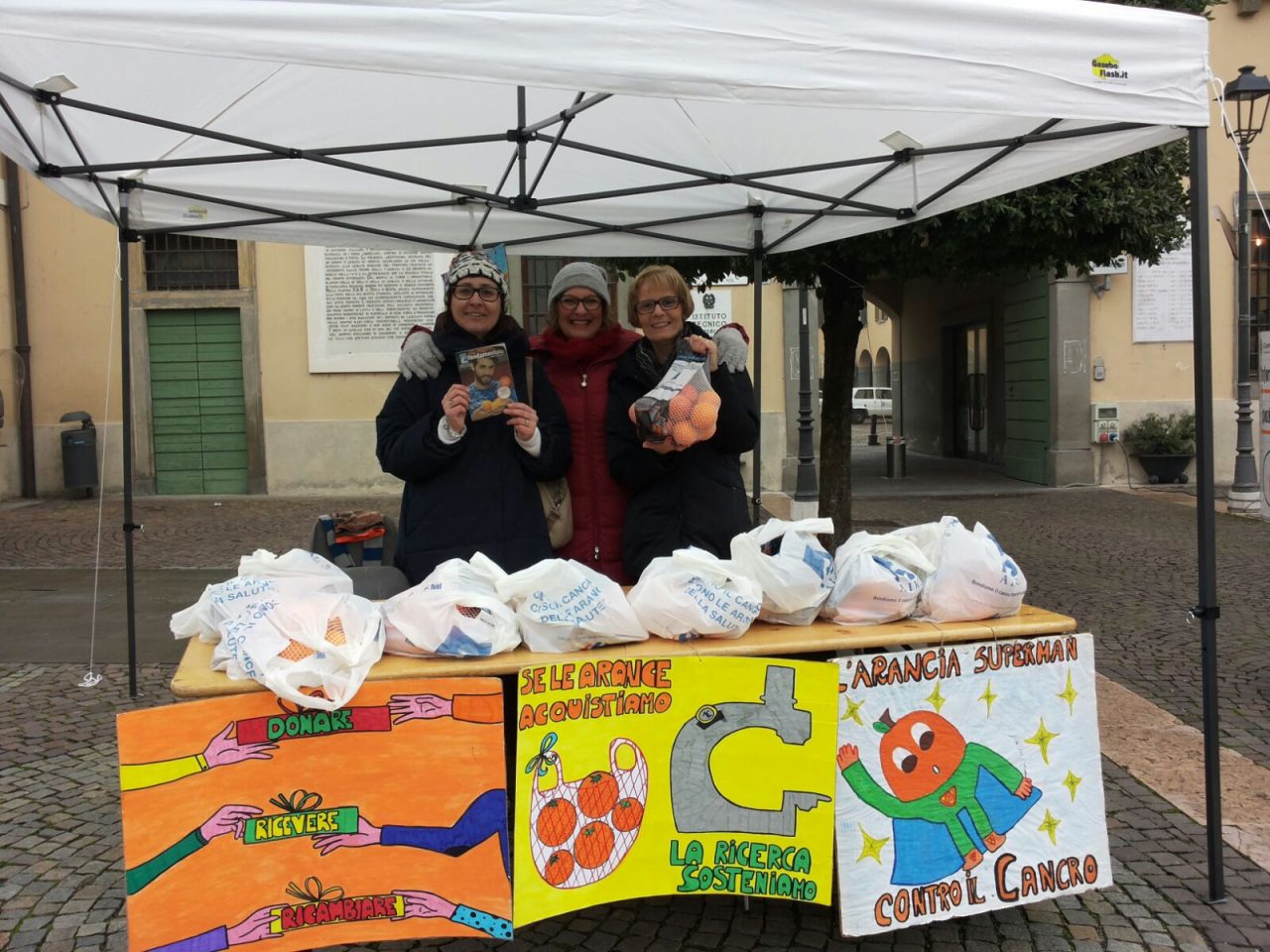 Varisco vende le arance della salute a Chiari