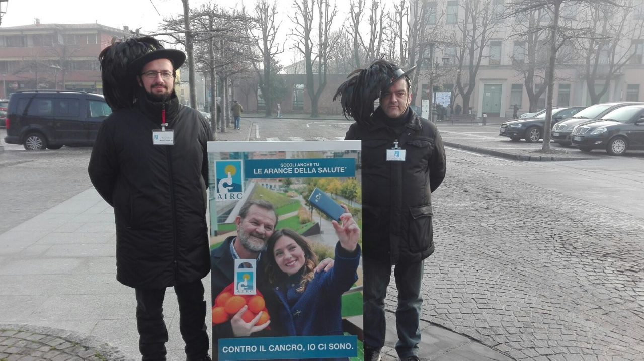 Gazebo in piazza a Montichiari per “Le arance della salute”