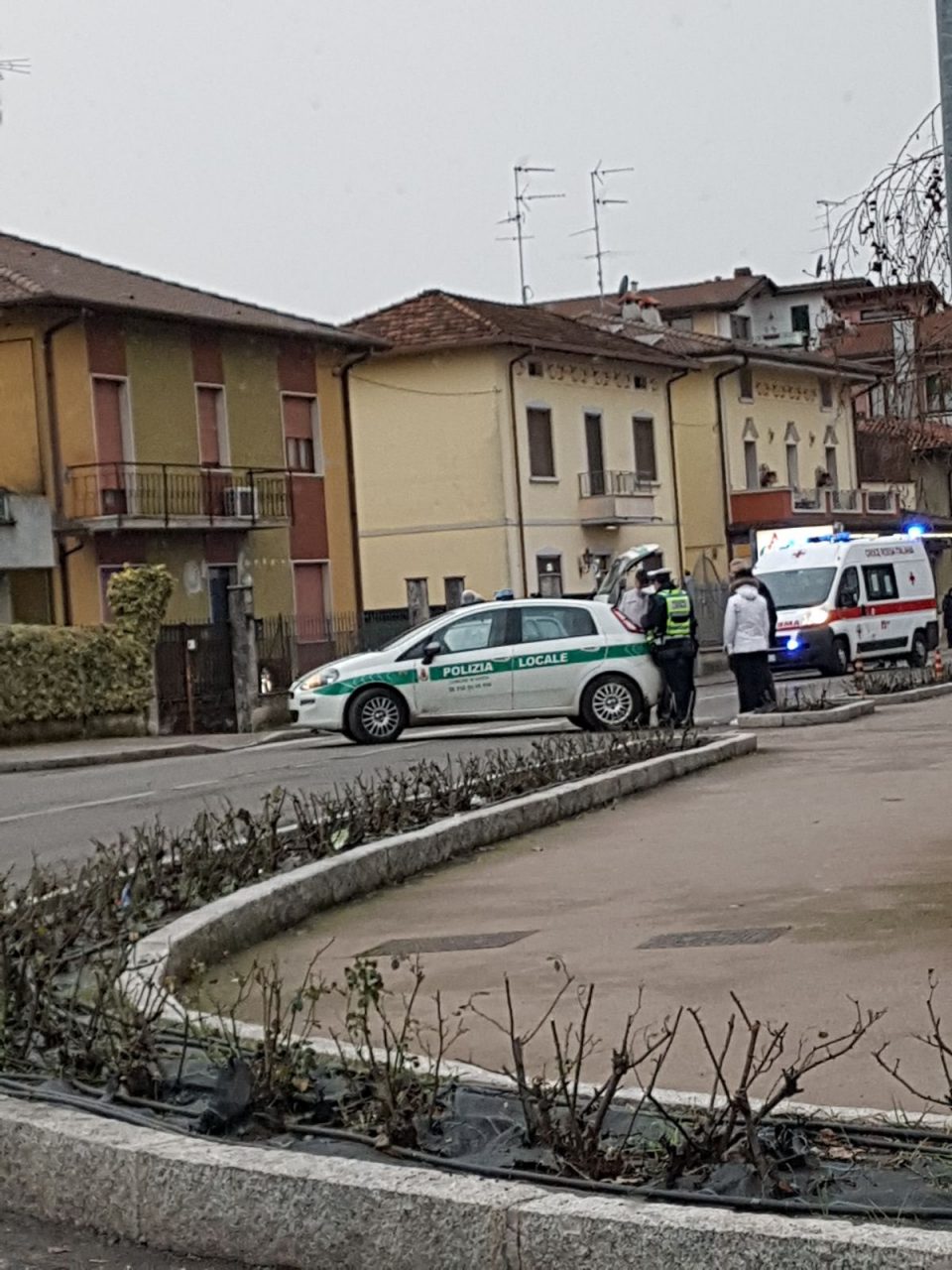 Investito bambino di cinque anni