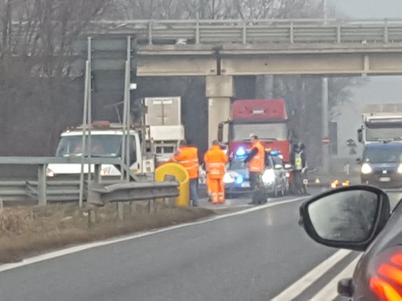 Svincolo chiuso Traffico in Tangenziale ovest causa incidente