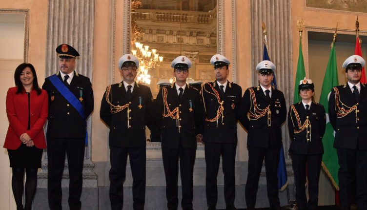 Assessore Bordonali premia gli agenti Sul podio anche i bresciani