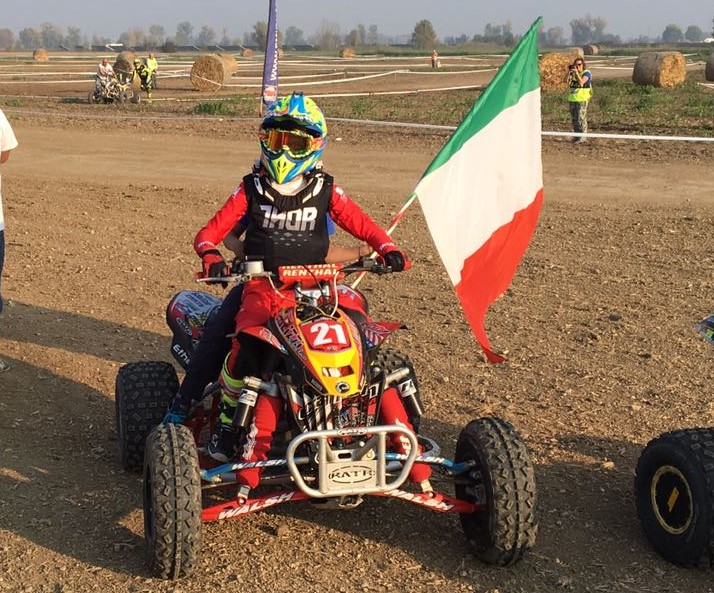 Giovane campione: il castegnatese Mattia è un asso del quad