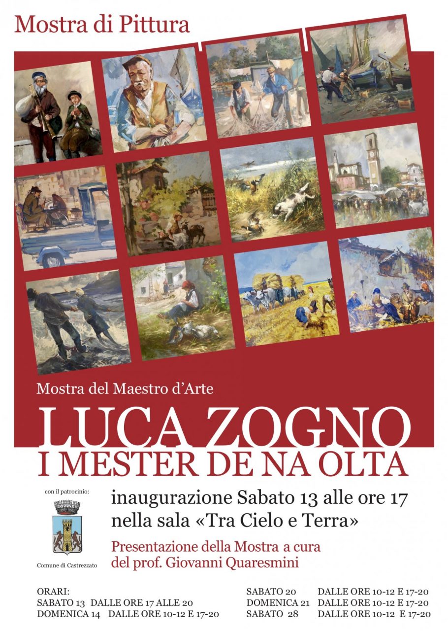 Mestieri antichi in mostra con Luca Zogno