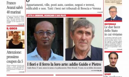 Gardaweek è in edicola. Le prime pagine edizione bresciana e veronese