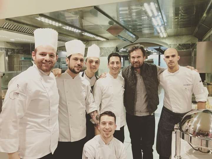 Carlo Cracco in luna di miele in Franciacorta