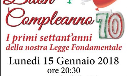 Costituzione italiana compie 70 anni