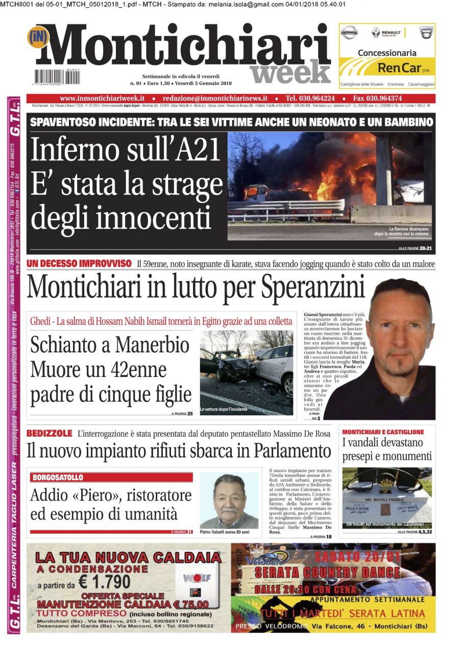 Montichiari Week è in edicola