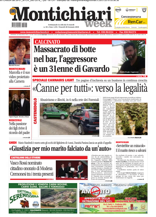 Il settimanale Montichiari Week è in edicola