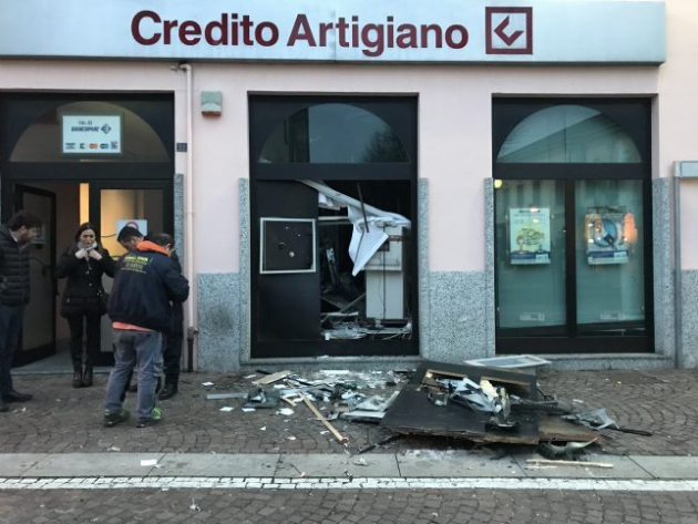 Esplosioni bancomat Lombardia sotto l’assedio dei ladri