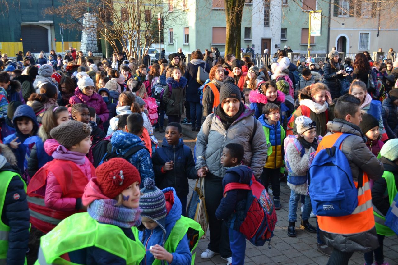 Piedibus: a Travagliato si va a scuola a piedi
