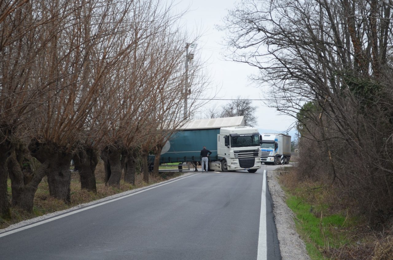 Strada Borgosatollo chiusa al traffico di mezzi pesanti