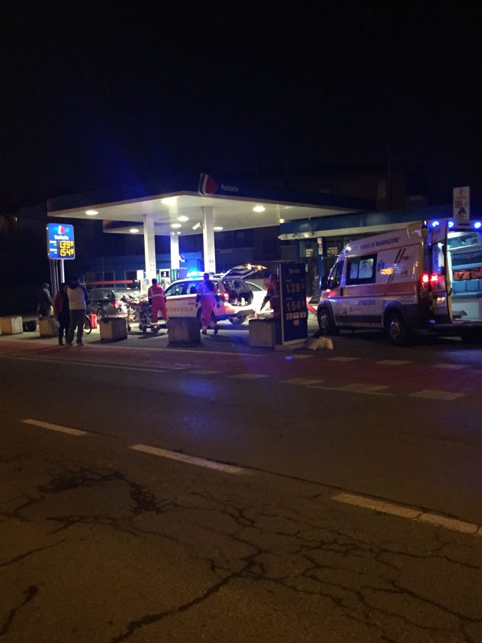 Aggressione dal benzinaio a Chiari