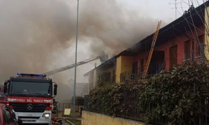 Incendio Lonato in fiamme due appartamenti