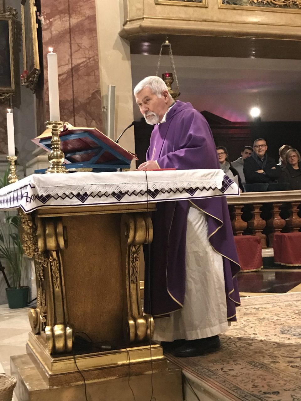 Don Beppino Cò nella Bassa Bresciana dopo molti anni