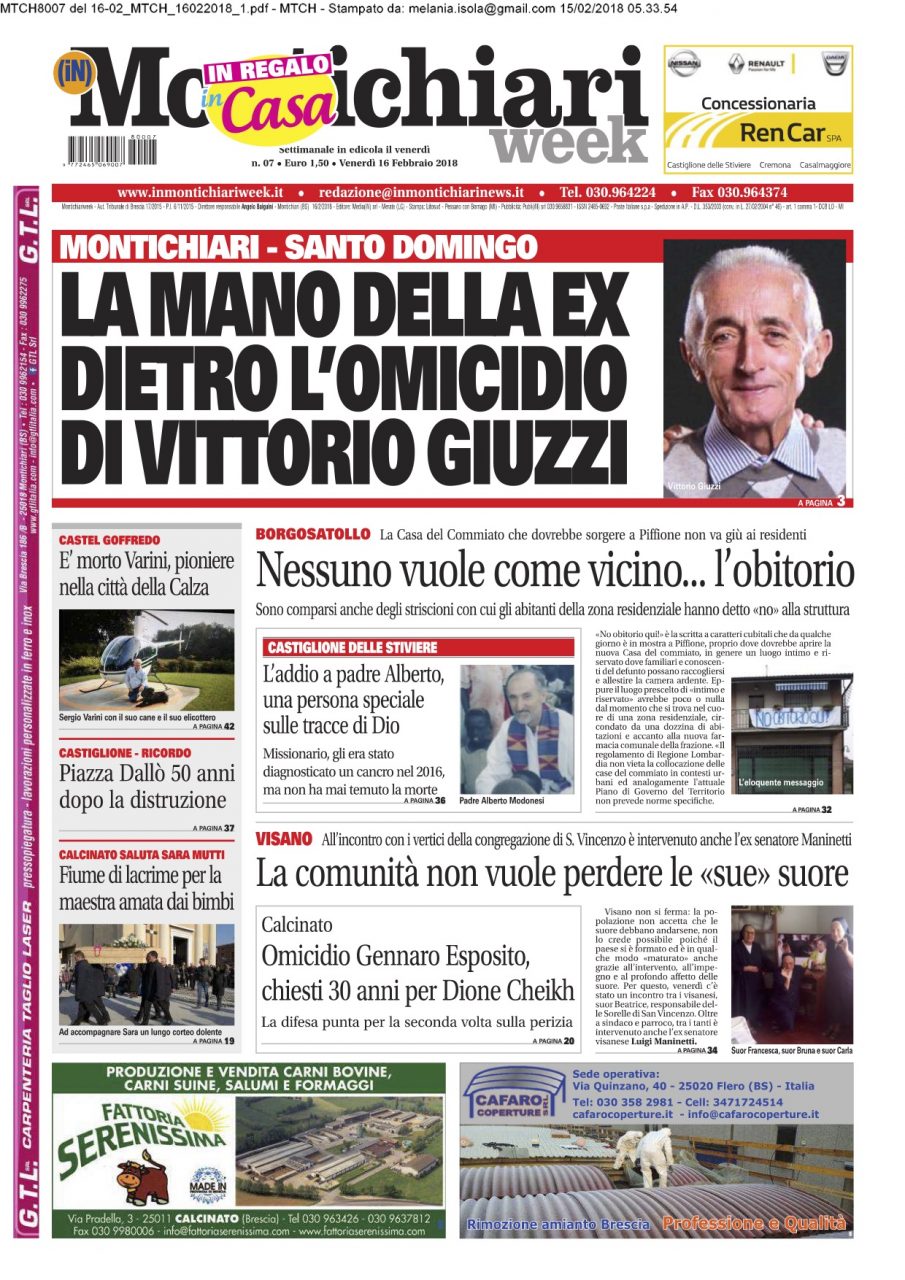 Il settimanale Montichiari week è in edicola