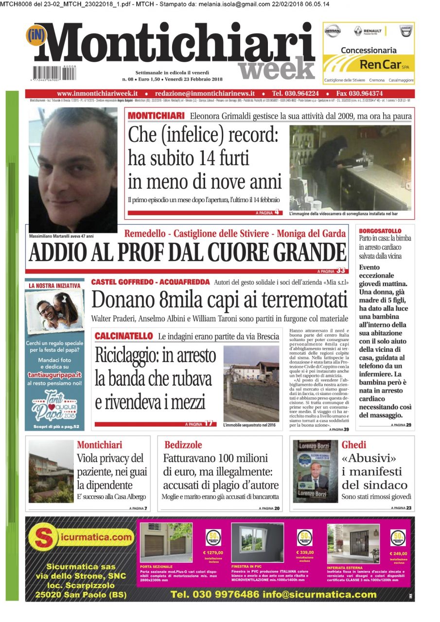Montichiari Week è in edicola