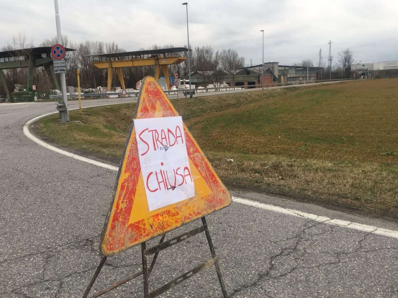 Calcinato: chiuso sottopasso in via Cavour