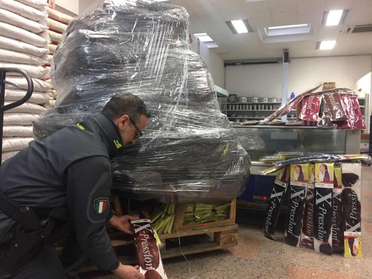 Sequestro di parrucche ed extension