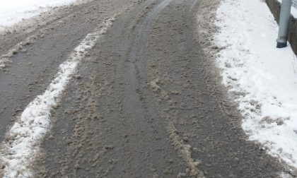 Neve e strade, dalle 8 alle 16 più cadute che incidenti