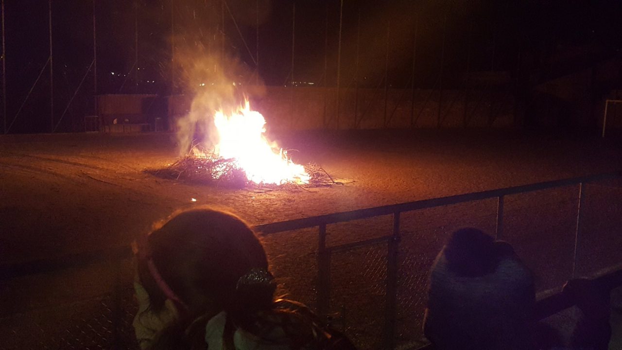 Anche Calcinato brucia la sua vecchia