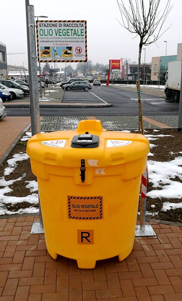 Nuovo contenitore per la raccolta dell’olio a Chiari