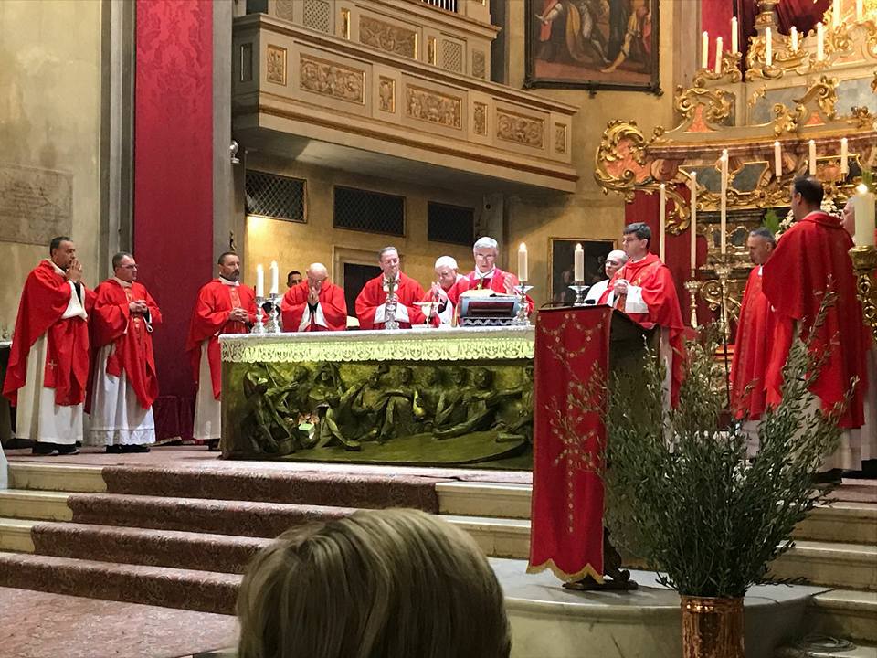 Vescovo Tremolada a Chiari nella domenica delle Palme