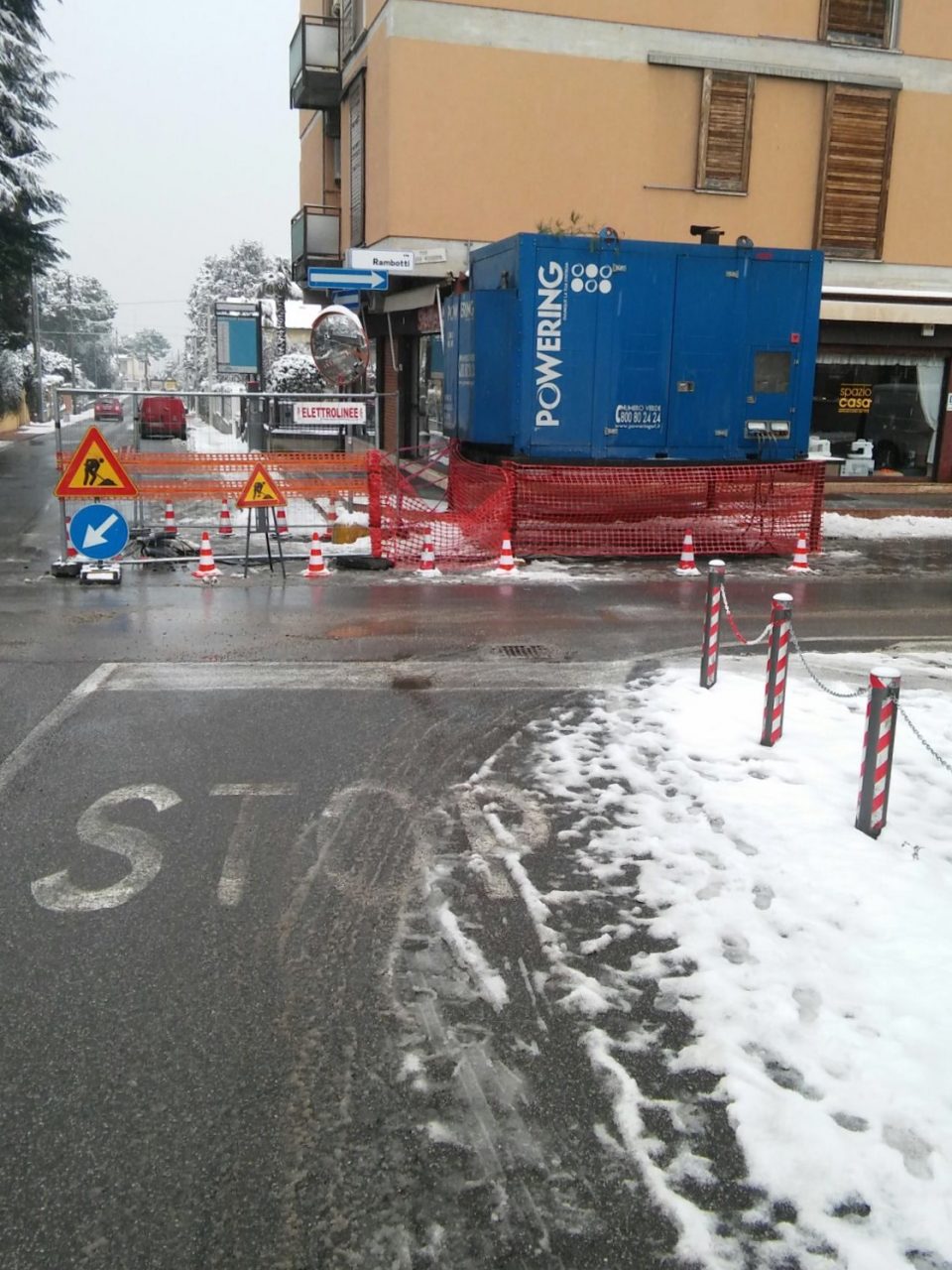 Desenzano senza corrente elettrica