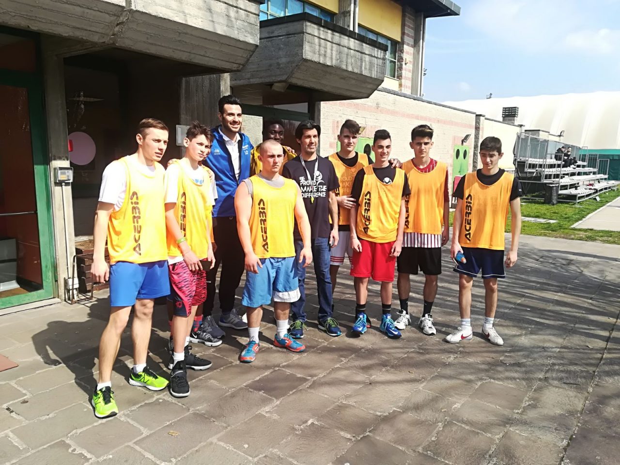 Anche Brian Sacchetti al torneo di basket delle scuole di Chiari