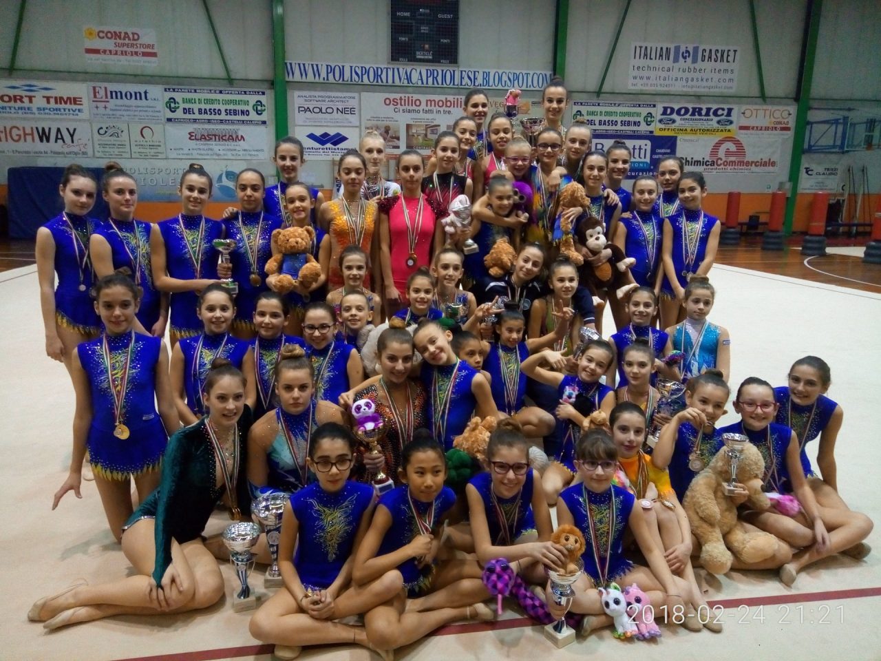 Regionali di ginnastica ritmica a Capriolo