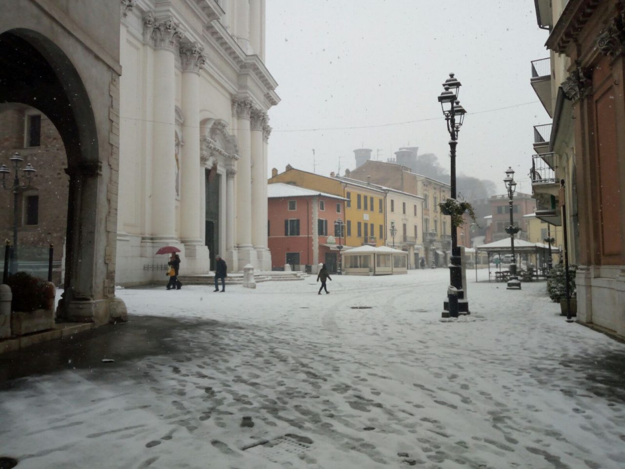 Ancora neve nel bresciano