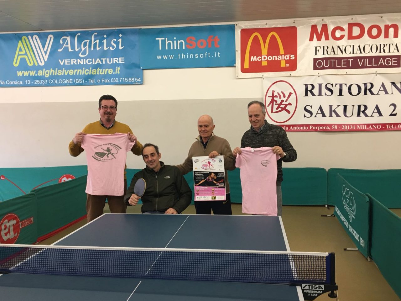 Tennistavolo Coccaglio: al via torneo e giornate rosa