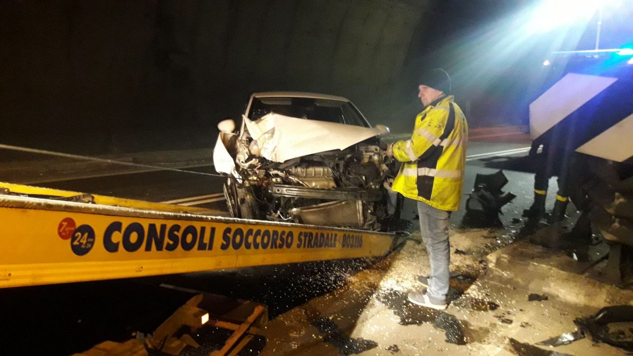 Altro incidente alla galleria Covelo a Iseo